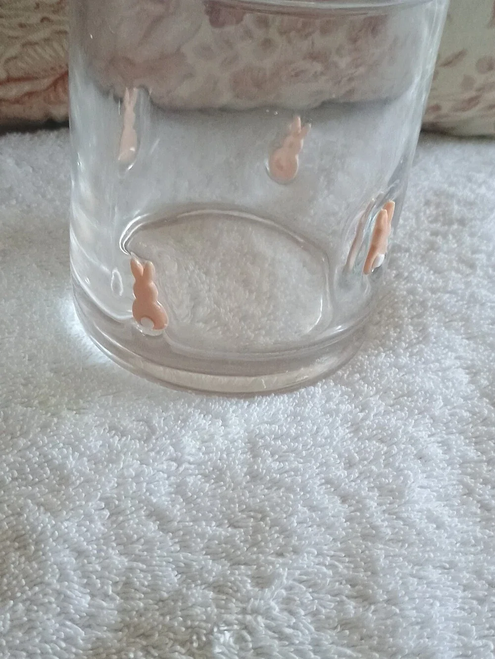 Icon Glass Tumbler With Bunny Design